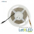 WE LED páska 5m farba svetla teplá biela 3000-3500K/ LED 30ks/m 2.4W/m 12V DC